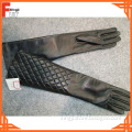 Black Color Ladies Leather Gloves